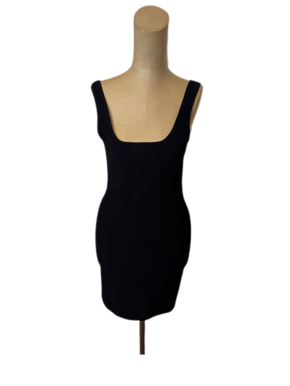 Babaton Ribbed Knit Sculpt Tank Dress Size Small